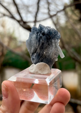 Blue Barite - From Cavnic mine, Romania