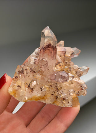 Sunset Hyaline Quartz with Great Phantoms # PM0199