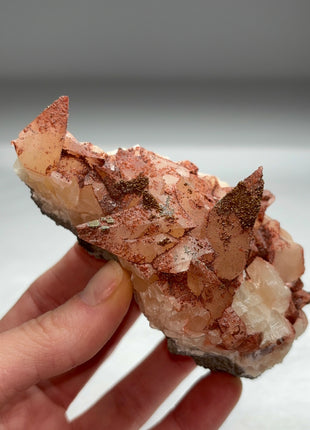 New find ! Iridescent Calcite with Chalcopyrite from Moldova
