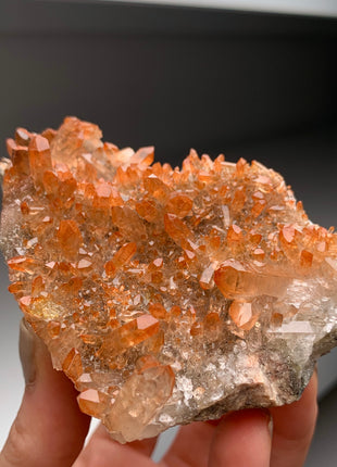 Gemmy Orange Quartz from Saxrönningen, Sweden 🇸🇪