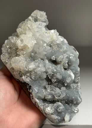 Gemmy Apophyllite with Blue Chalcedony