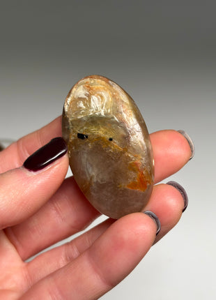 6 Piece Lot ! Golden Red Mica with Quartz