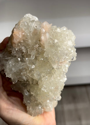 Brilliant Apophyllite with Pink Stilbite PM0740