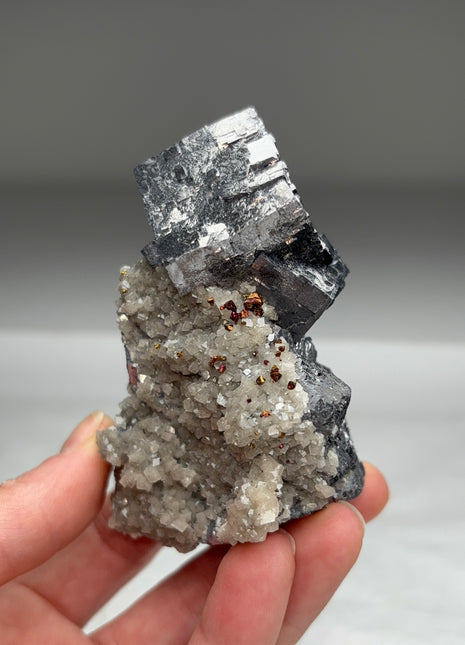 Galena with Dolomite Joplin mine Collection # 548