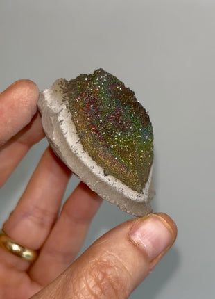 Spectropyrite Specimen from Volga River, Russia 🌈