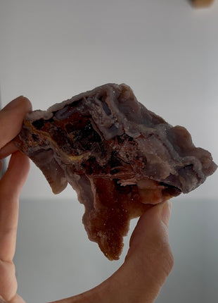 Unusual ! Amethyst after Chalcedony Specimen PM0968