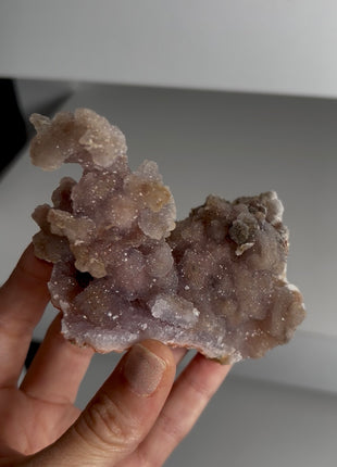 Pink Amethyst after Chalcedony Specimen
