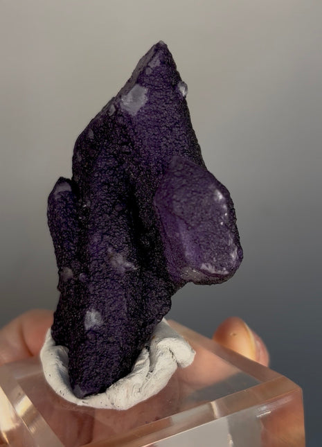 New ! Purple Fluorite Coated Quartz