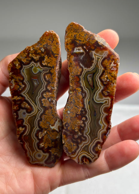 Amazing ! Cubuk Agate Pair*