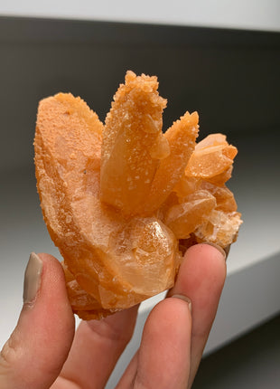 New ! Orange Calcite with secondary crystallization