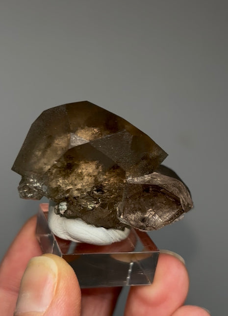 Gwindel Smoky Quartz - From Mont Blanc, France