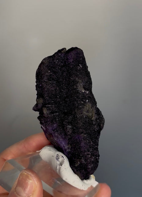 New ! Purple Fluorite Coated Quartz