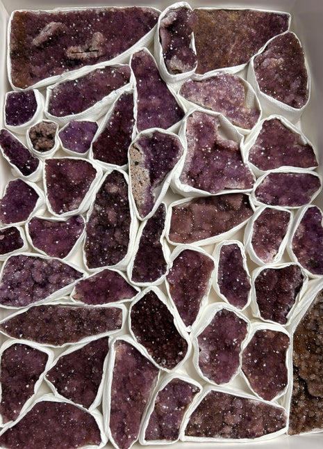 42 Piece Lot ! Amethyst - From Alacam Amethyst Mine - C Grade