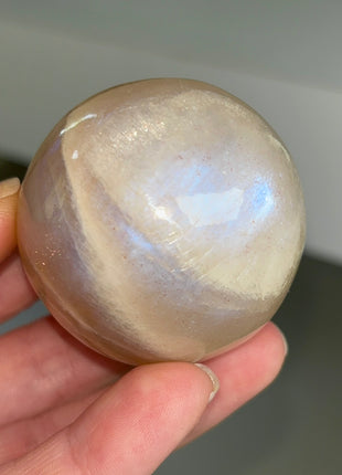 Flashy Rainbow Moonstone Sphere