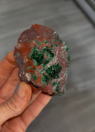 Rare ! Green Brochanthite Geode