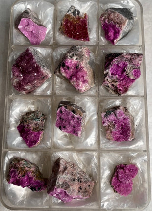 12 Pieces ! Pink Cobaltocalcite Lot from Congo