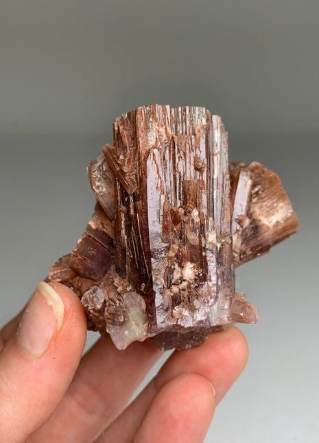 Lilac Brown Aragonite Crystals  from Spain