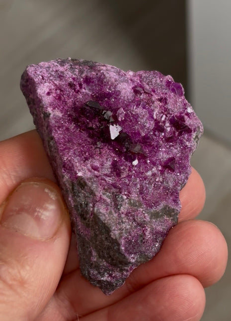 Purple Red Kammererite Specimen