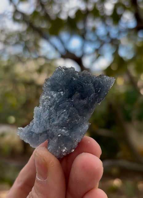 Blue Barite - From Cavnic mine, Romania