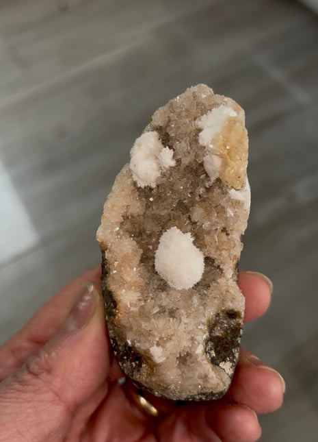 New ! Okenite Snowballs with Stilbite