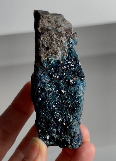 Blue Lazulite from Rapid Creek, Canada