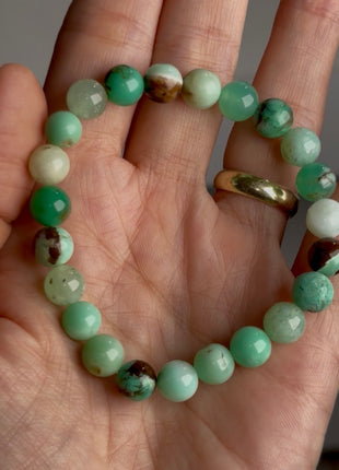 Green Chrysoprase Bracelet BR060