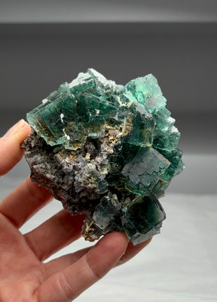 Blue Green Fluorite from Okorusu mine, Namibia