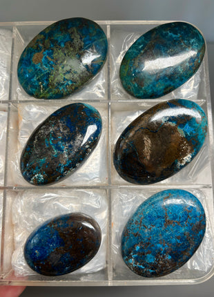 6 Pieces Lot ! Blue Shattuckite from Namibia