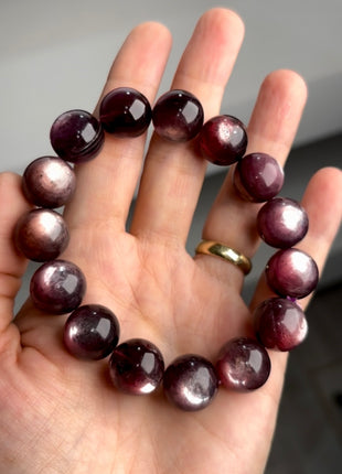 Wow !! Chatoyant Lepidolite Bracelet