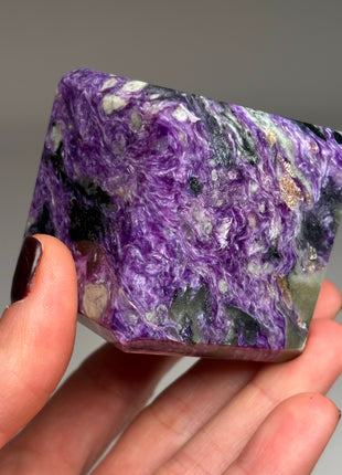 High Quality Charoite Cube