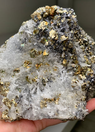 Very High Grade Pyrite with Quartz