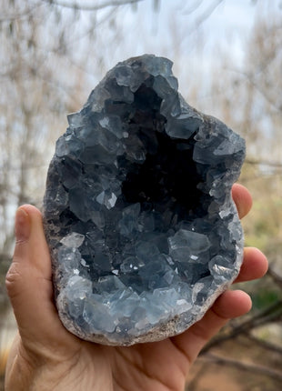 Sky Blue Celestite Geode