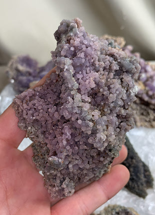 Grape Agate Lot - From Sulawesi, Indonesia - 6 Pieces !