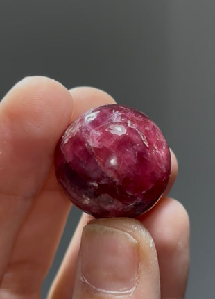 Rare ! Red Rhodonite Sphere