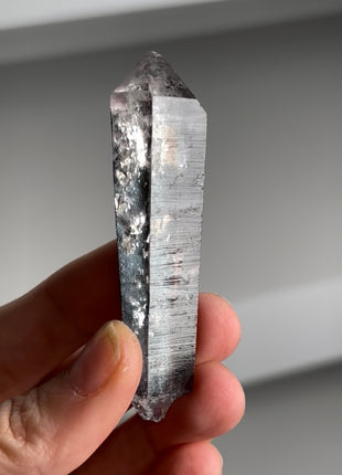 New ! Glittery Hematite Lithium Phantom Quartz