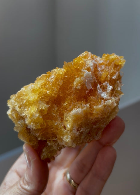 Golden Honey Selenite from Peru 💎 PM0394