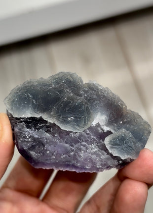 Blue Fluorite on Purple Fluorite PM0355