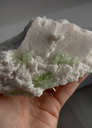 Green Tourmaline with Feldspar PM1397