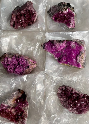 6 Pieces ! Pink Cobaltocalcite Lot from Congo