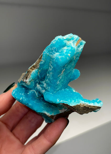 Sparkling Sky Blue Hemimorphite