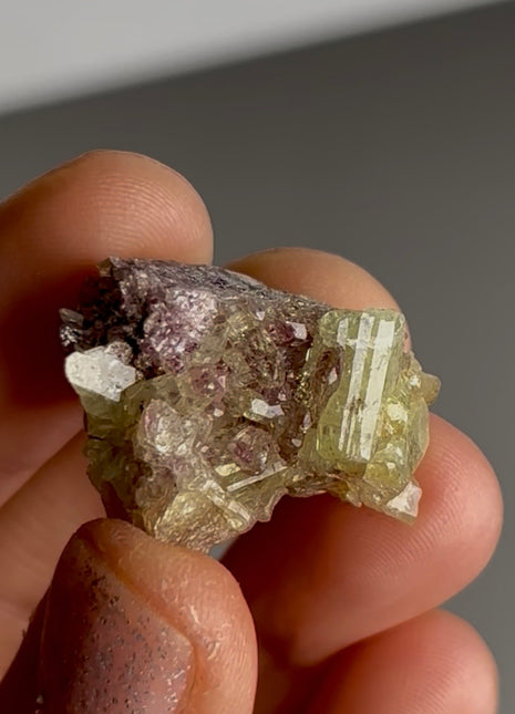 Vesuvianite from Jeffrey mine, Canada