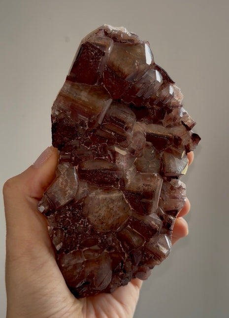 New arrival ! Red Chocolate Calcite