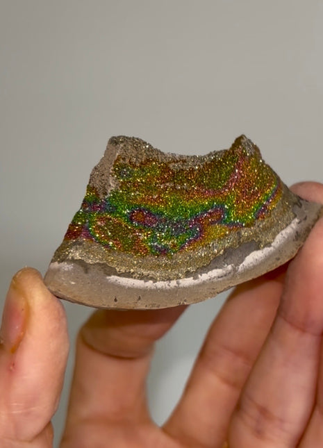 Spectropyrite Specimen from Volga River, Russia 🌈