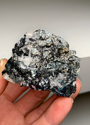 Iridescent Hematite with Quartz 🌈 From Elba Island, Italy