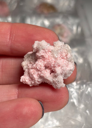 15 Pieces ! Pink Rhodocrosite with Quartz Lot