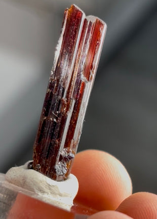 Red Rutile from Diamantina mine, 1990s find PM0851