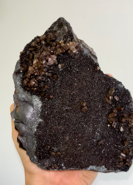 Black Galaxy Hematite with Quartz PM0550