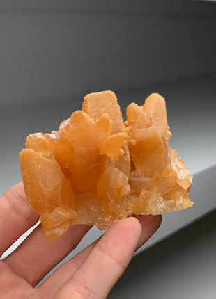 New ! Orange Calcite with secondary crystallization