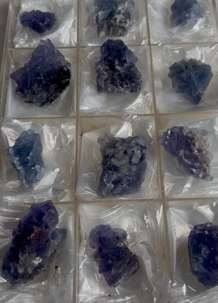 12 Pieces ! Blue Fluorite Lot