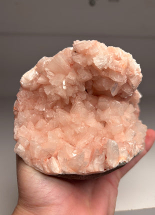 Pink Helulandite Geode DW023